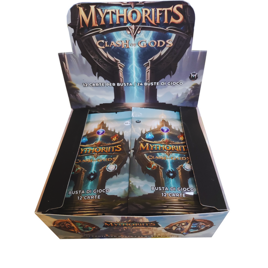 Display Booster da 24 Buste Mythorifts Clash of Gods