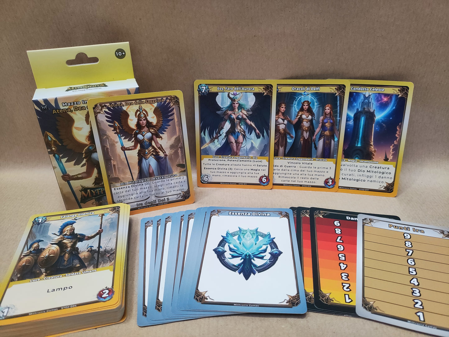 Mazzo Introduttivo Atena, Dea della Saggezza. Mythorifts Clash of Gods