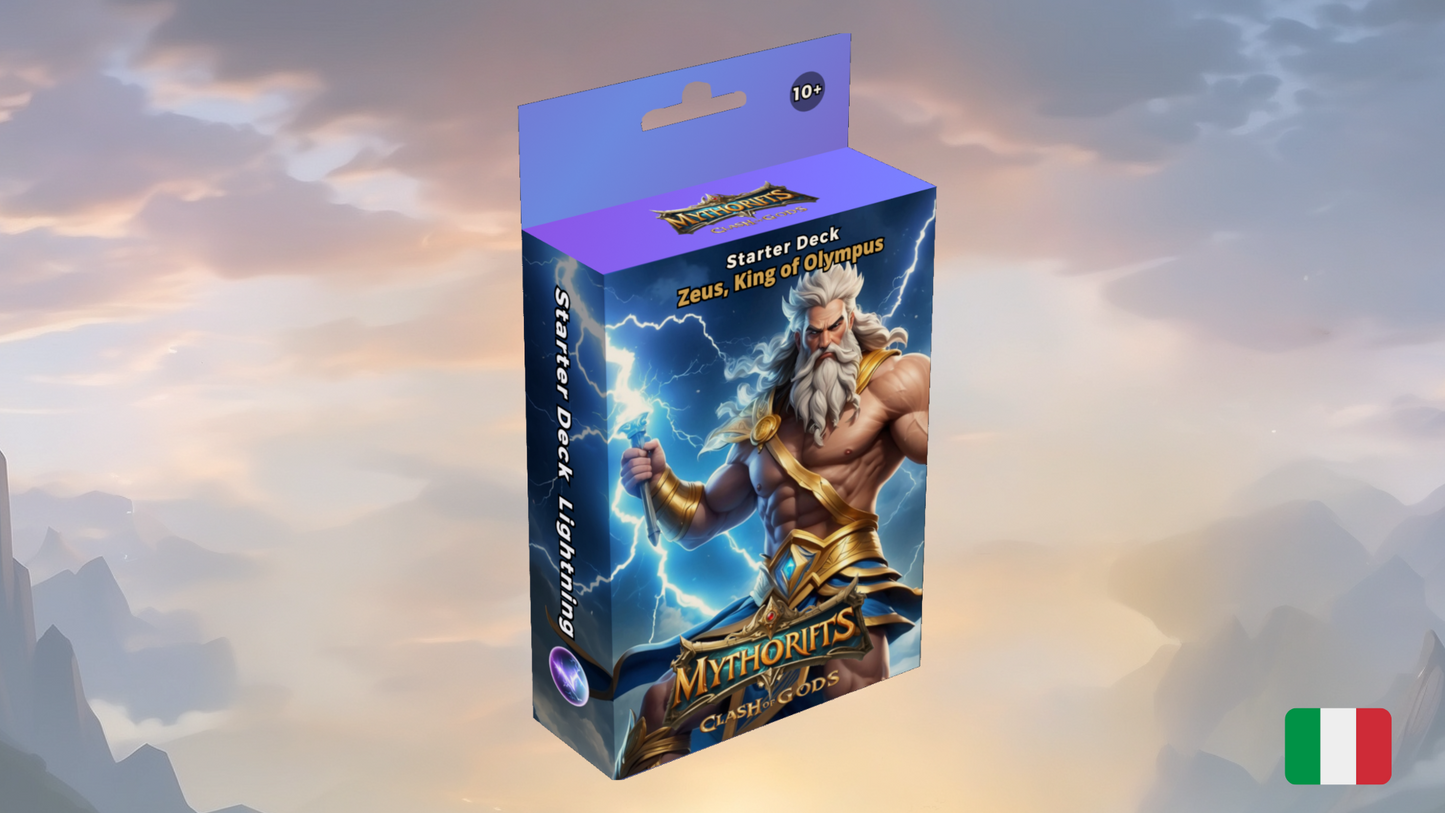 Mazzo Introduttivo Zeus, Re dell'Olimpo. Mythorifts Clash of Gods